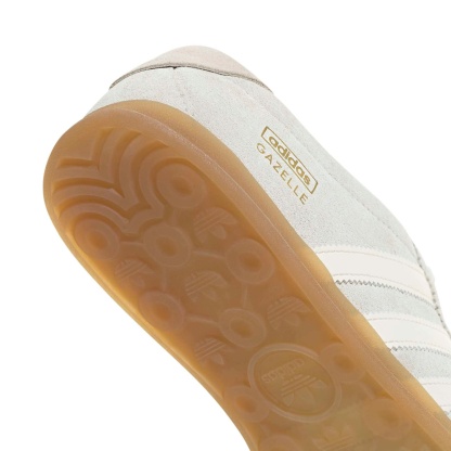 adidas Originals Women's Gazelle Lo Pro Shoes - Ivory/Off White/Gum 3 - View 8
