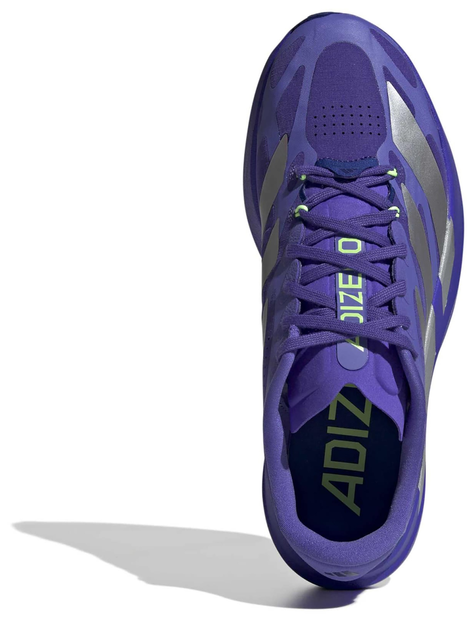 adidas Men's Adizero EVO SL EXO Running Shoes - Solar Purple/Silver Met./Pure Purple - View 2