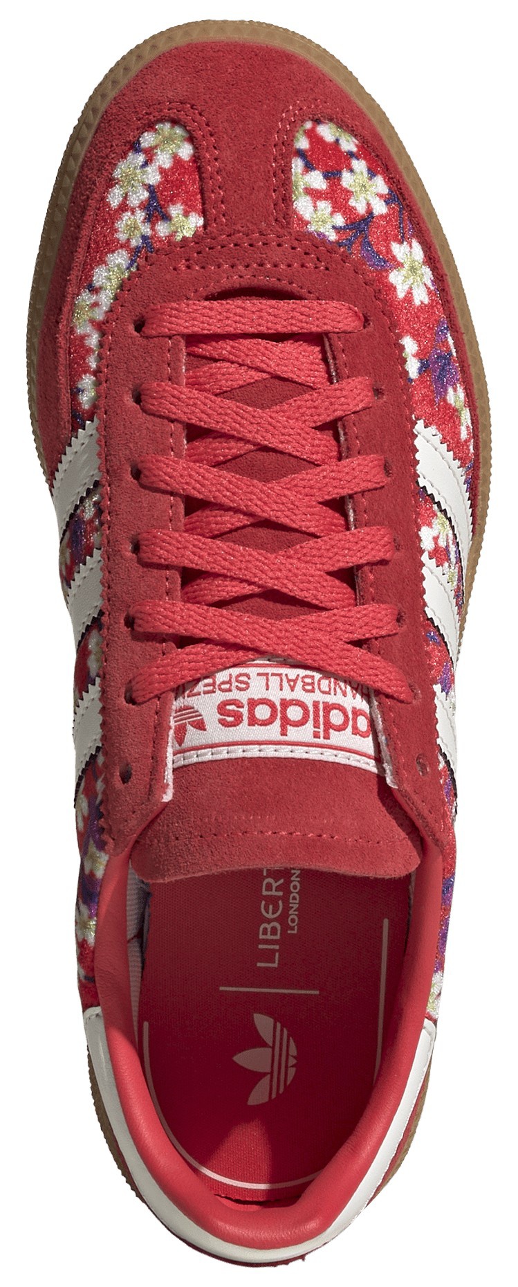 adidas Kids' Grade School Handball Spezial Shoes - Red/White - View 2