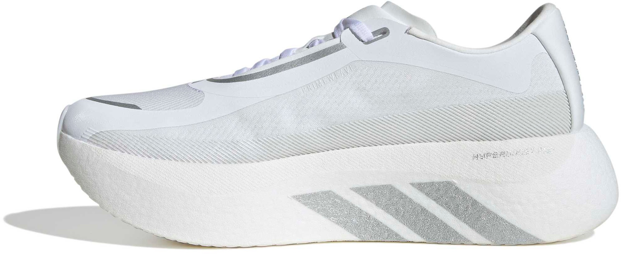 adidas Men's Hyperboost Edge Running Shoes - White/Silver Mtllc/Zero - View 5