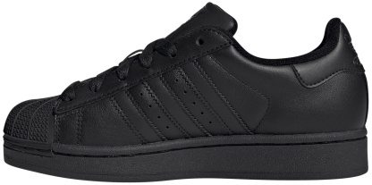 adidas Kids' Grade School Superstar II Shoes - Black - View 4