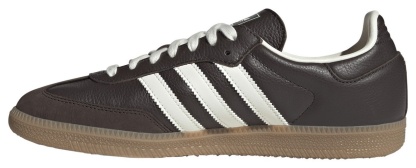 adidas Samba OG Shoes - Brown/White - View 4