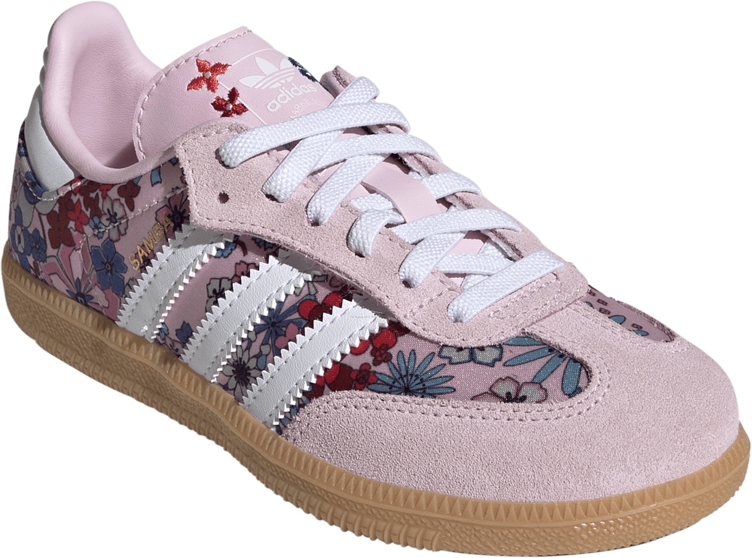 adidas Kids' Preschool Samba OG Shoes - Clear Pink/White/Gum - View 5