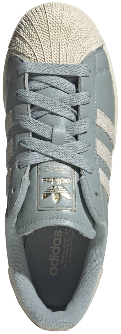 adidas Women's Superstar II Shoes - Cream White/Wonder Sage - View 2