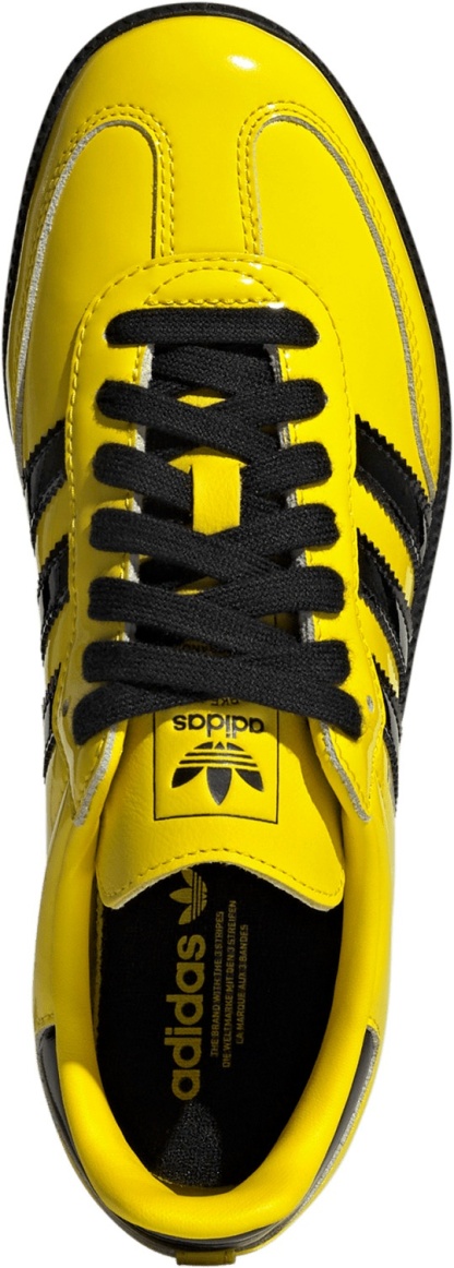 adidas Women's Samba OG Shoes - Yellow - View 2