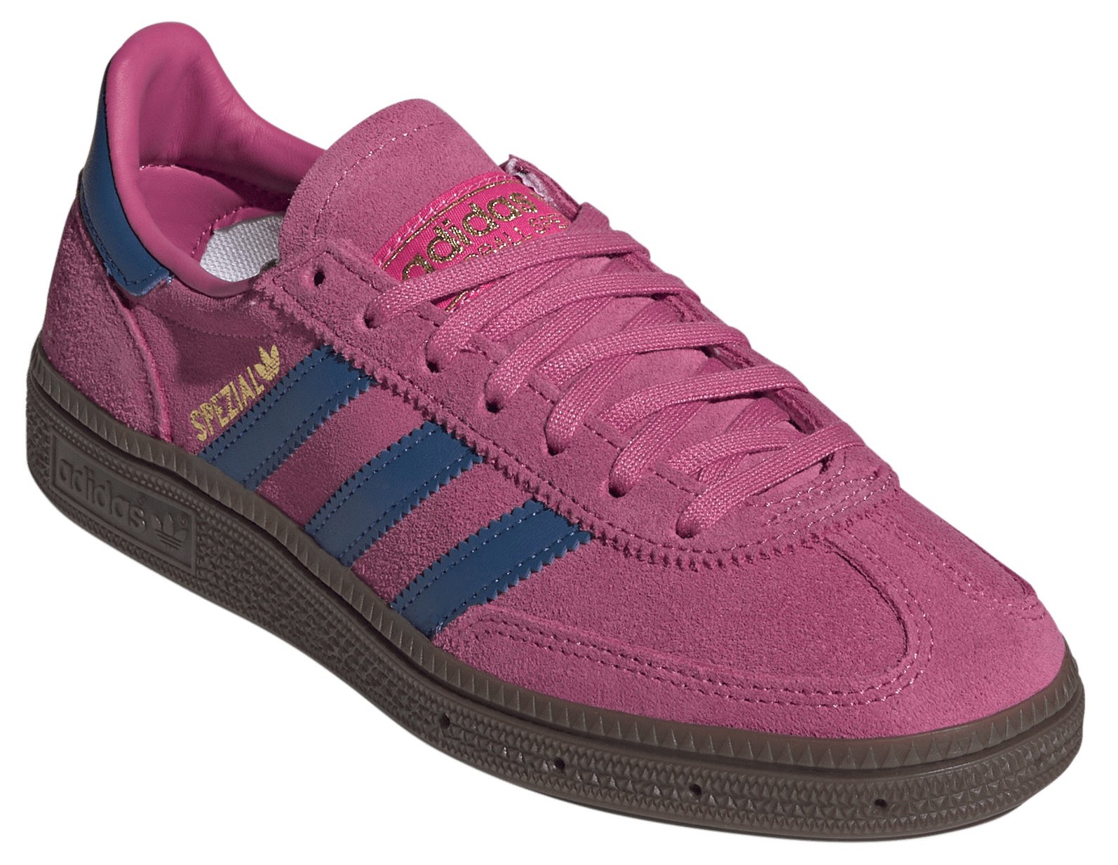 adidas Kids' Grade School Handball Spezial Shoes - Shock Pink/Dark Marine/Gum - View 5