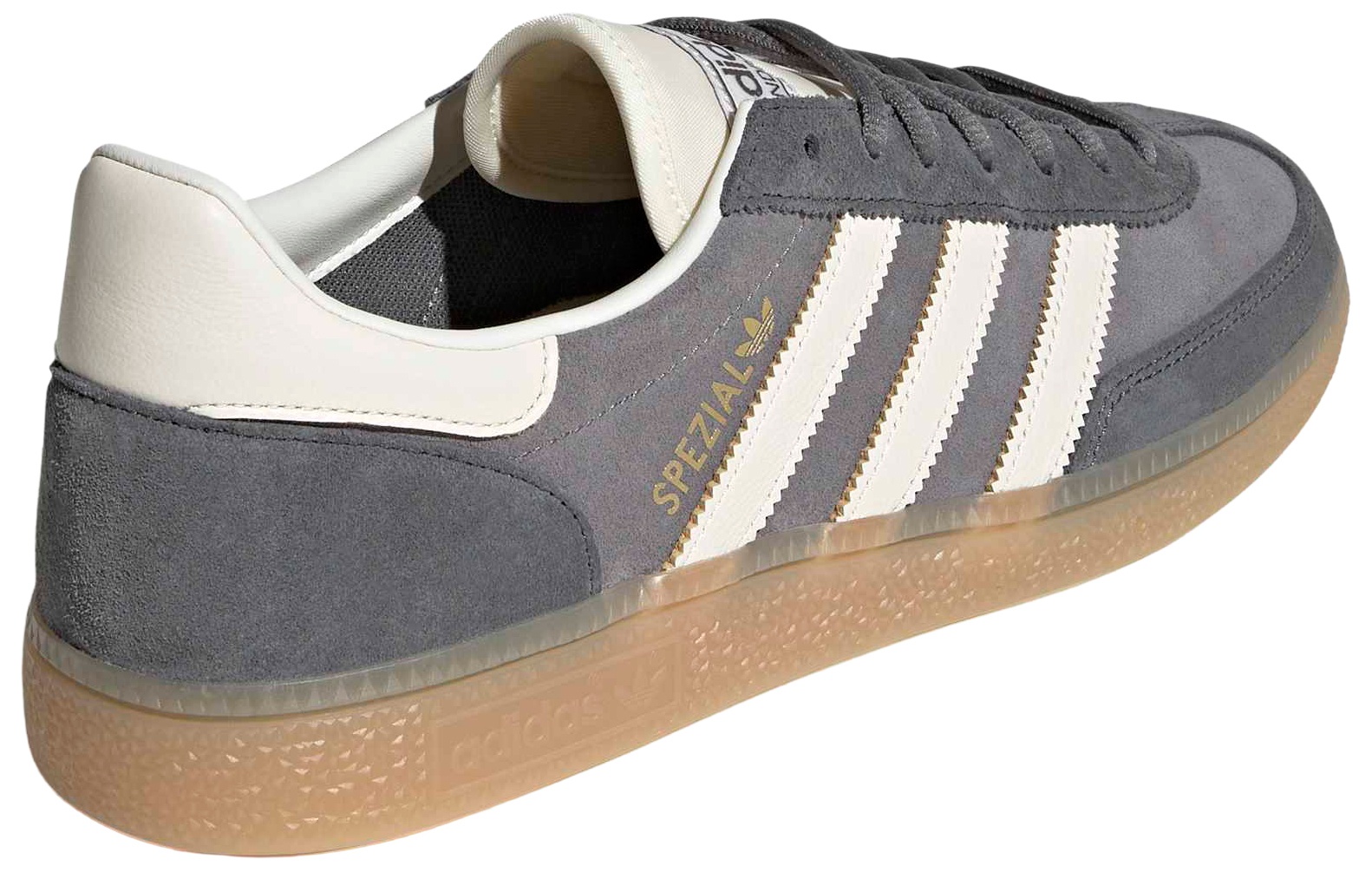 adidas Men's Handball Spezial Shoes - Grey Four/Off White/Grey Five - View 5