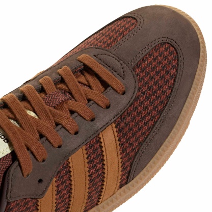 adidas Samba OG Shoes - Hndstooth Coffee/Brnz - View 7