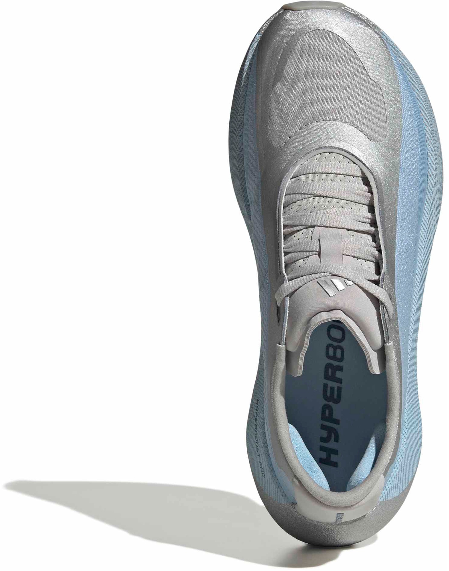 adidas Women's Hyperboost Edge Running Shoes - Grey Two/Steel Rw/Clear Sky - View 3