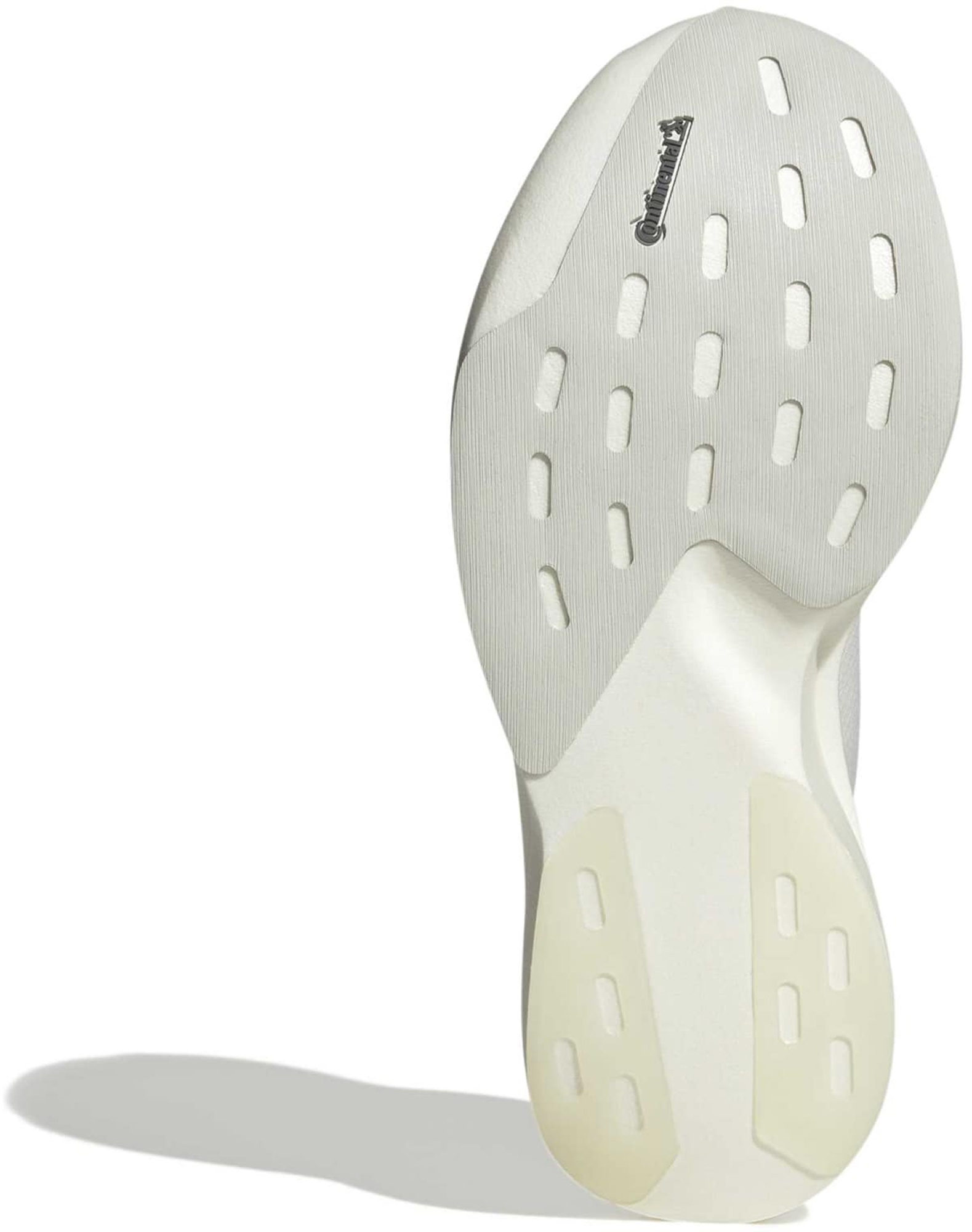 adidas Women's Adizero EVO SL Zip Running Shoes - Core White/Zero Met./Orbit Grey - View 3