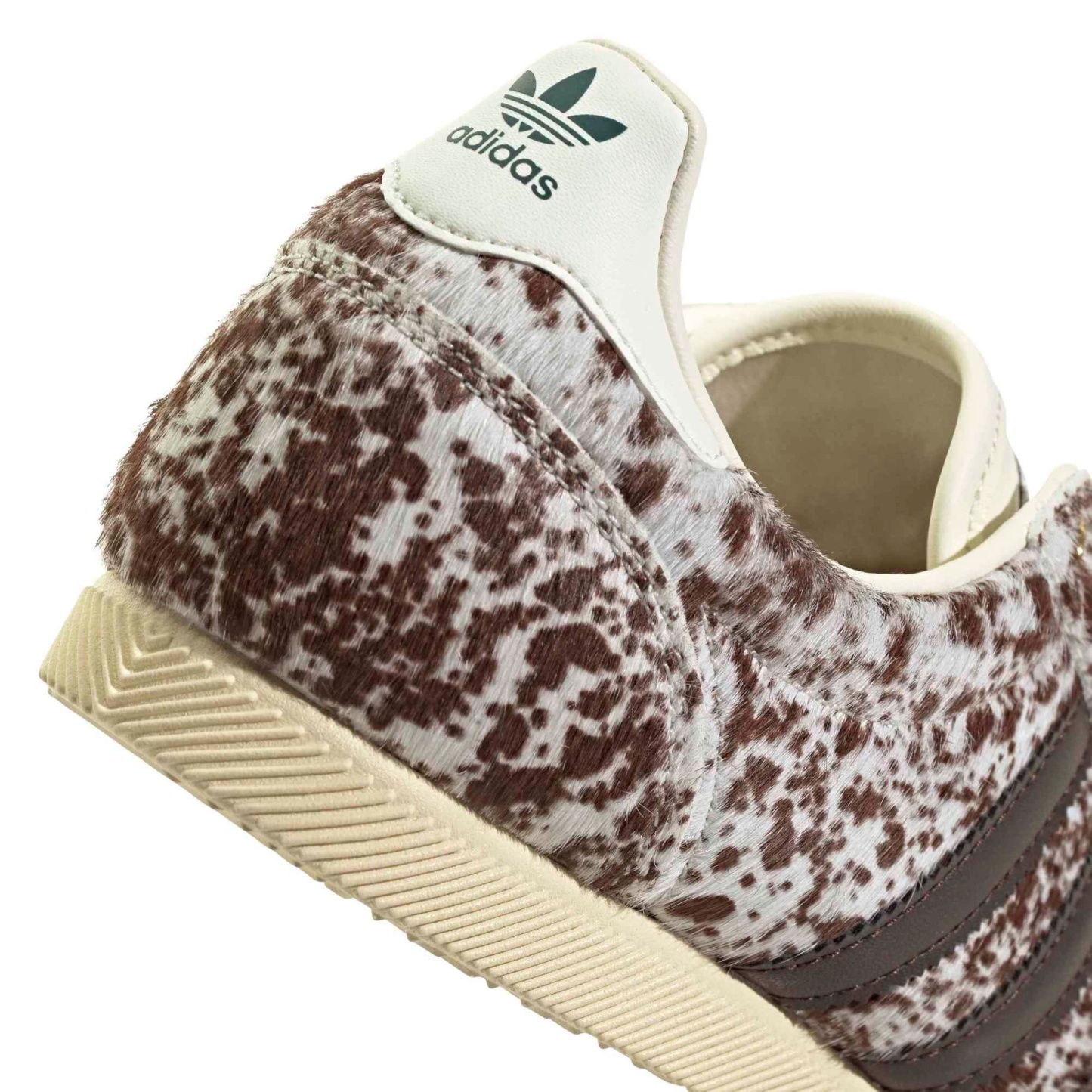 adidas Women's Japan Shoes - Wht/Dk Brown Pony Hair - View 7
