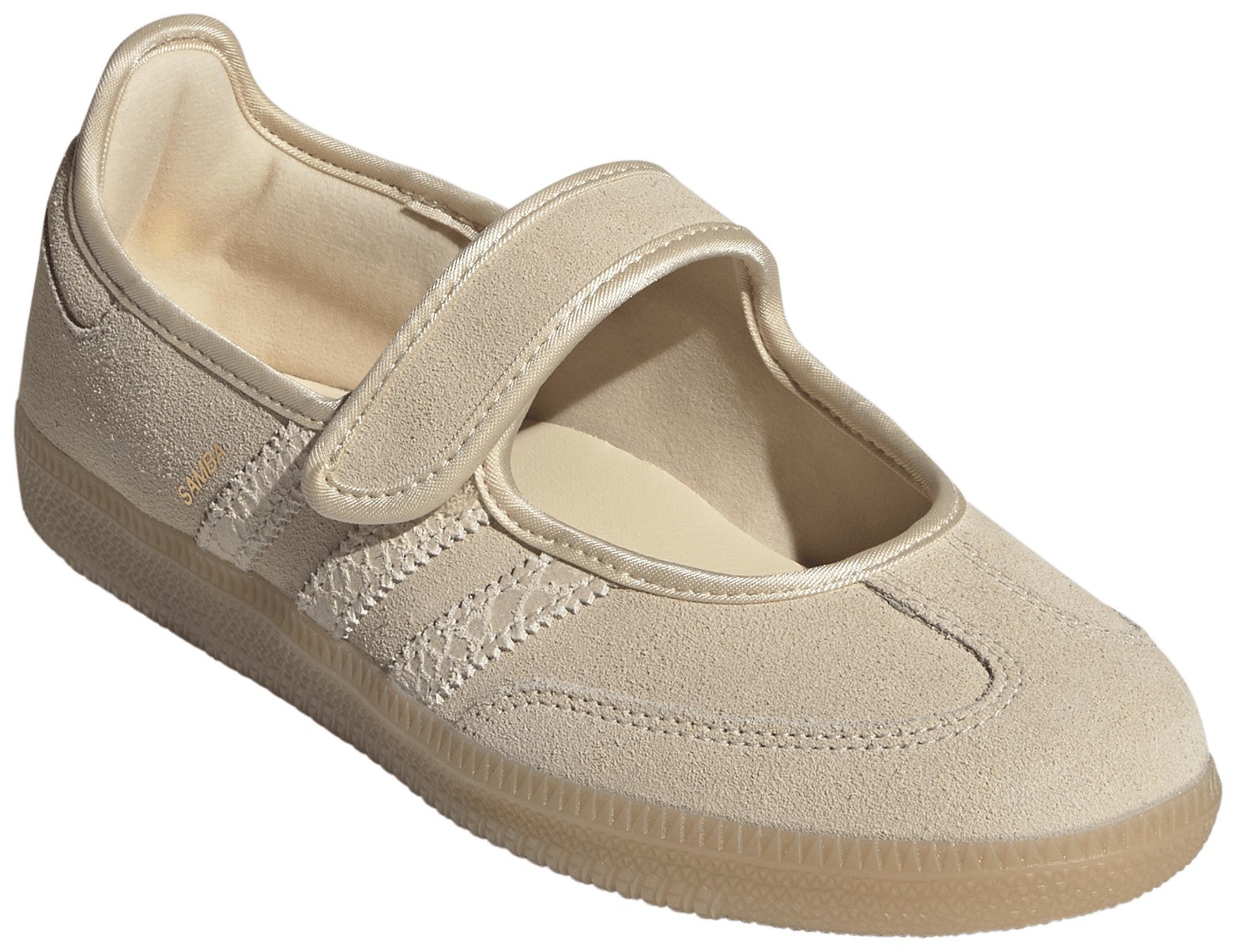 adidas Women's Samba Jane Shoes - Suede/Croc Sand Strata - View 6