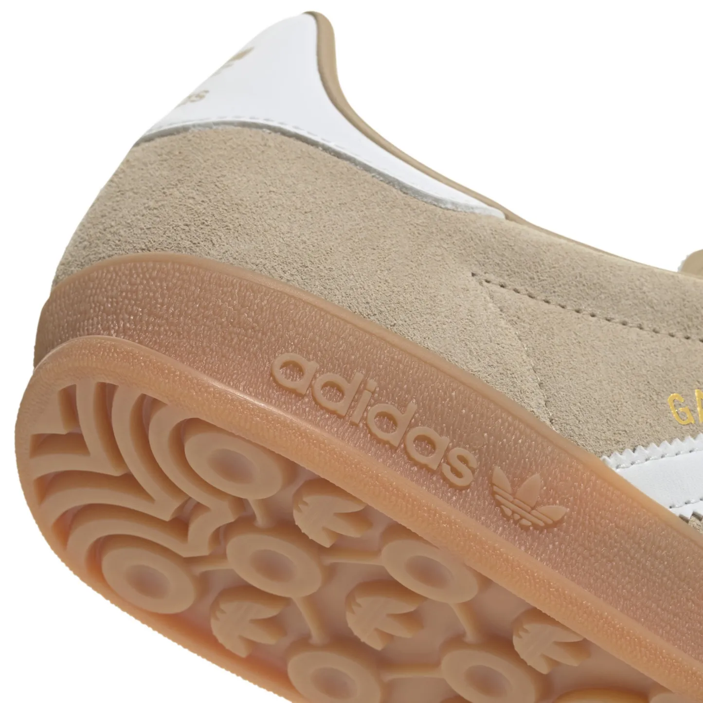 adidas Men's Gazelle Indoor Shoes - Beige/White - View 8