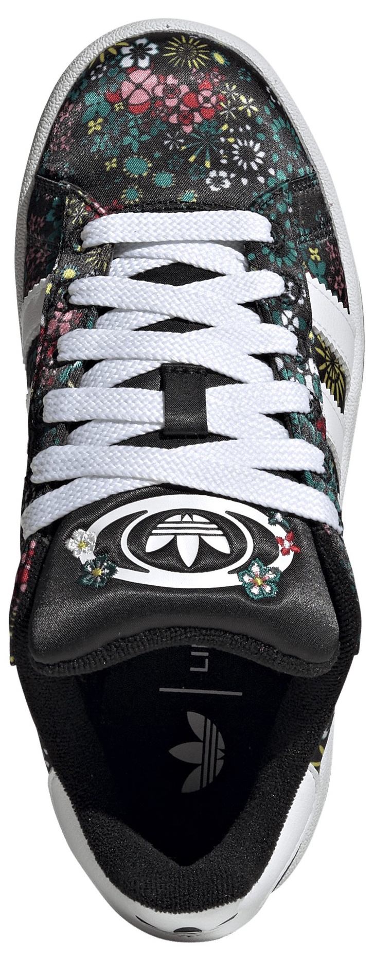 adidas Kids' Grade School Campus 00s Shoes - Black/White/Gold Metallic - View 2