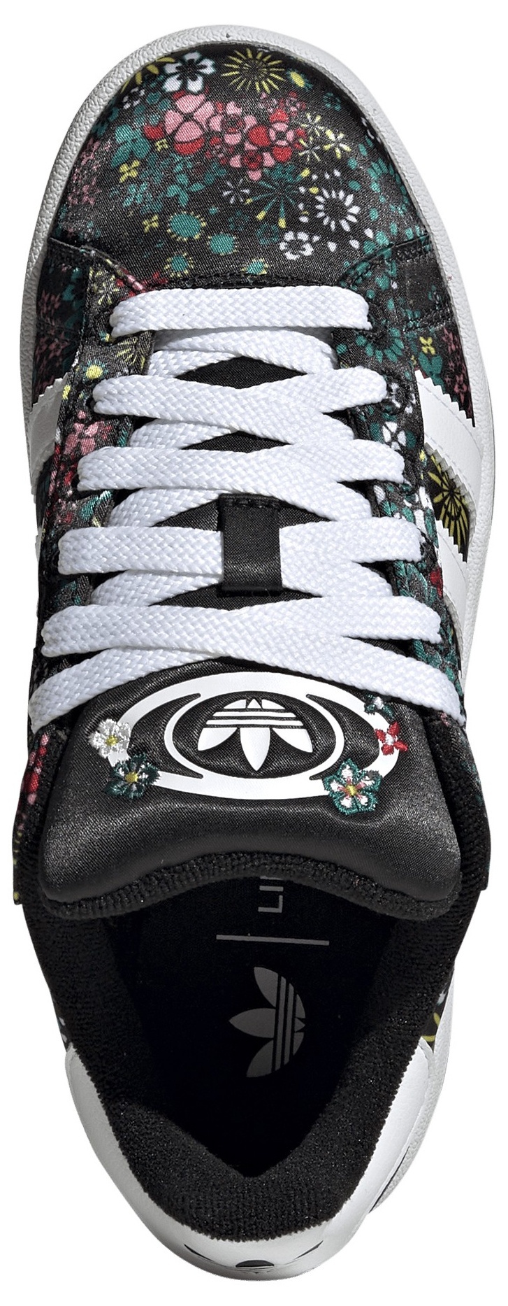 adidas Kids' Grade School Campus 00s Shoes - Black/White/Gold Metallic - View 2