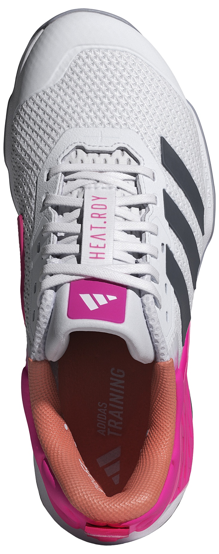 adidas Women's Dropset 3 Training Shoes - White/Grey/Pink - View 4