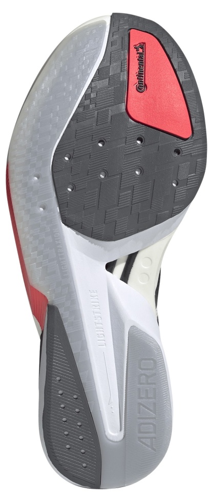 adidas Women's Adizero Boston 13 Running Shoes - White/Black/Red - View 3