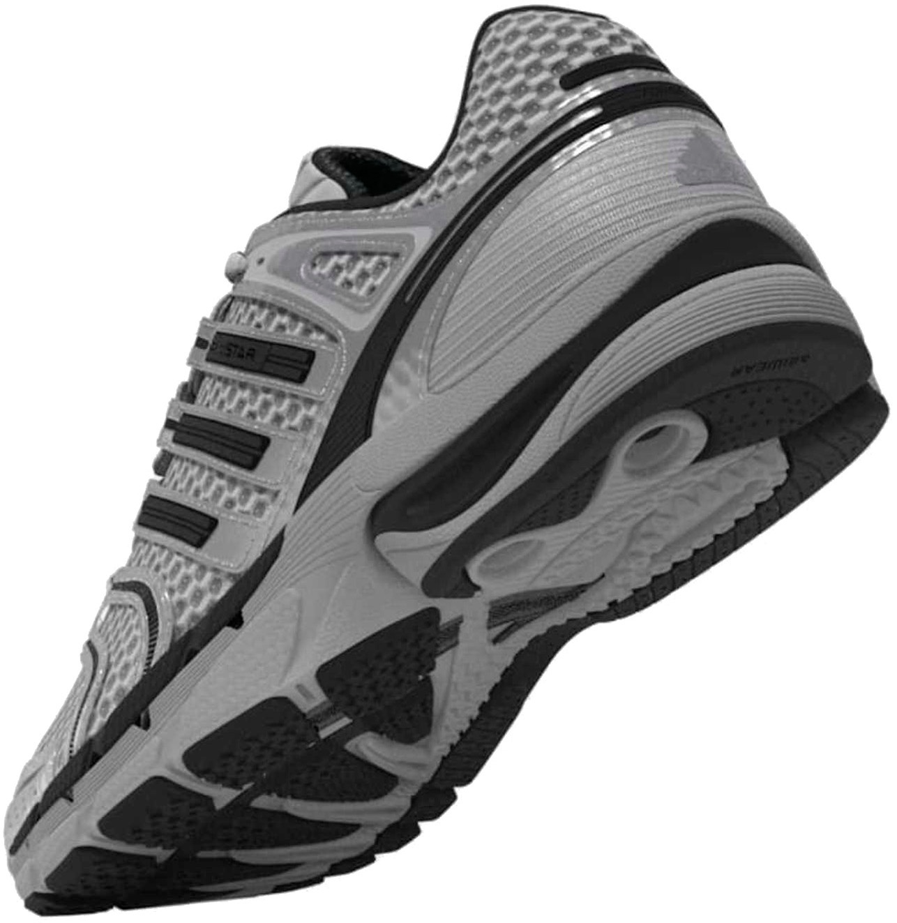 adidas Men's Adistar Control 5 Shoes - Grey Two/Core Black/Silver Met - View 8