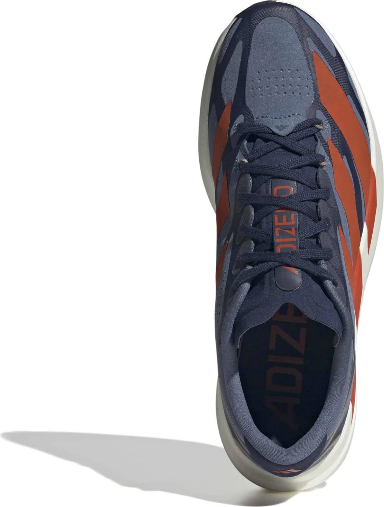 adidas Men's Adizero EVO SL EXO Running Shoes - Tech Ink/Collegiate Orange/Collegiate Navy - View 2