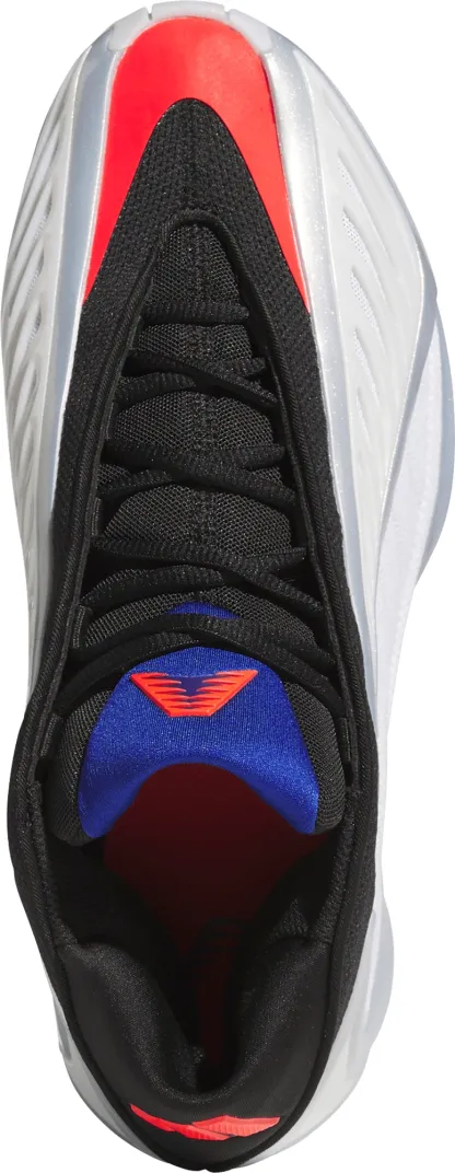 adidas Anthony Edwards 2 'Future Icon' Basketball Shoes - White/Lucid Red/Silver - View 3