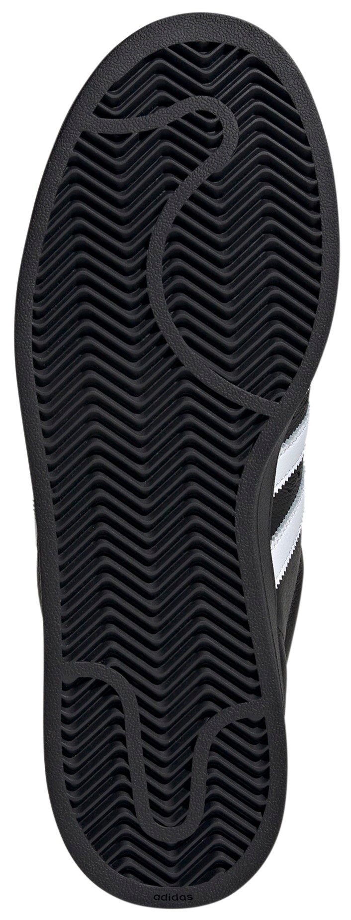 adidas Men's Superstar II Shoes - Black/White/Black - View 3