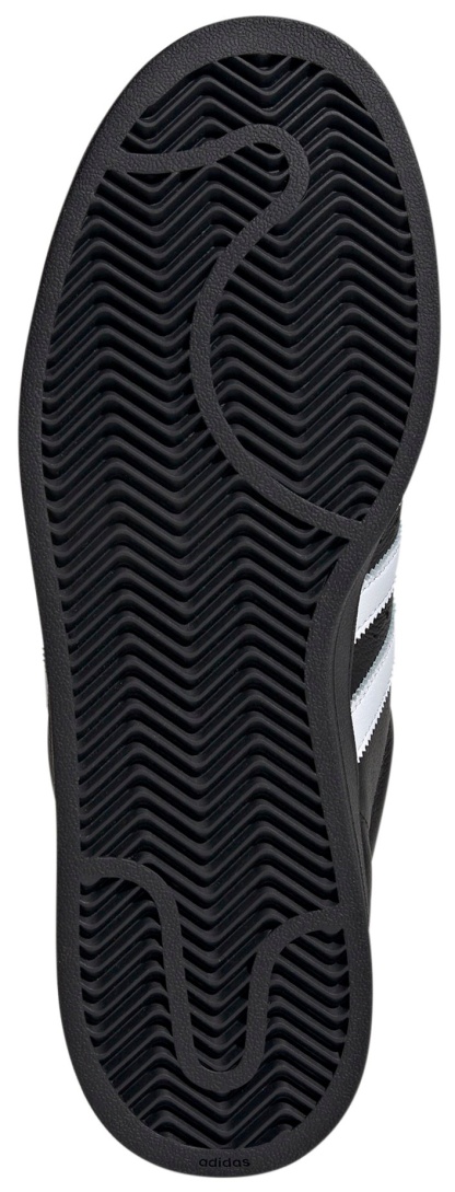 adidas Men's Superstar II Shoes - Black/White/Black - View 3