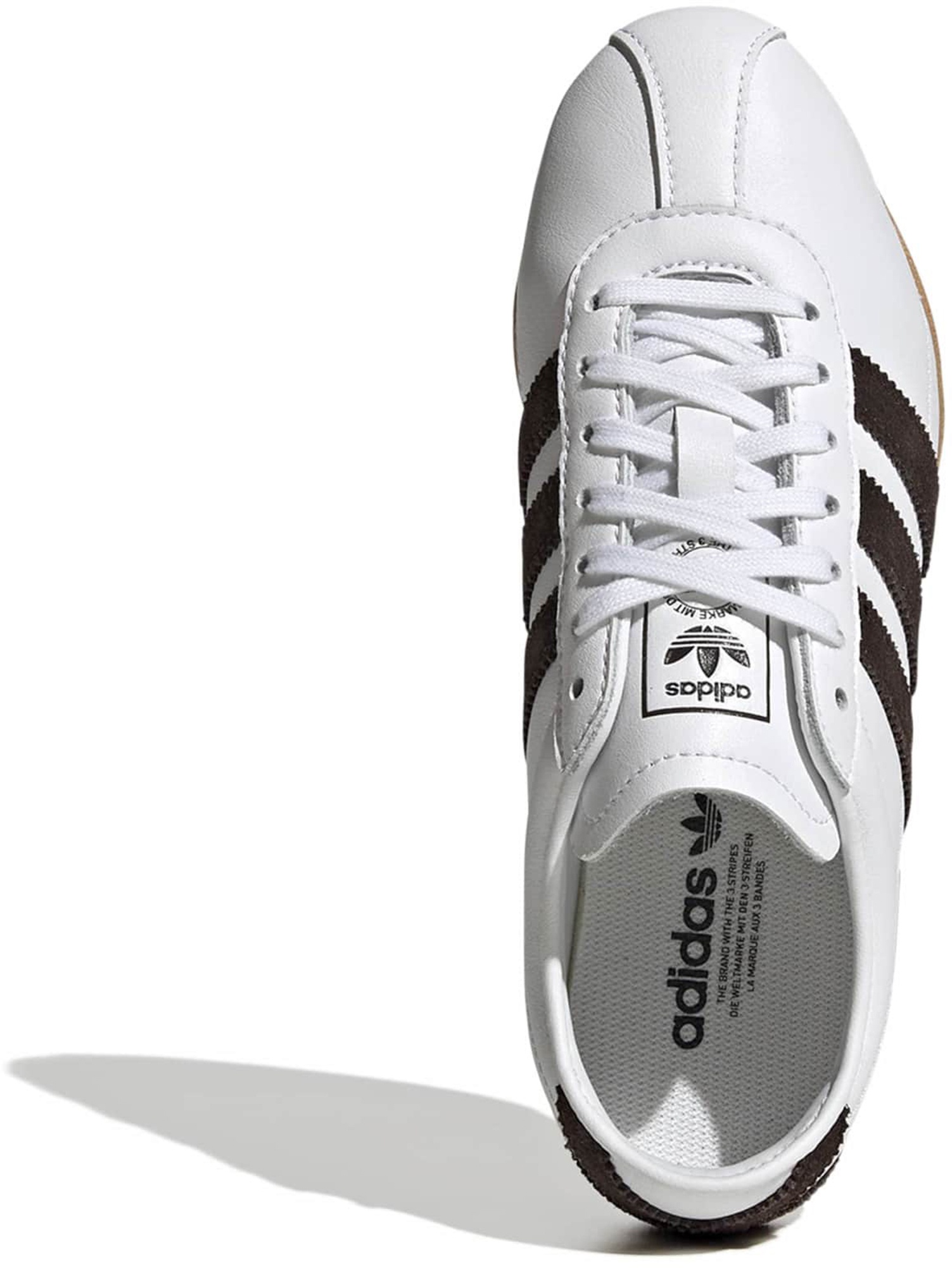 adidas Kids' Grade School Tokyo Shoes - Ftwr White/Aurora Coffee/Gum 3 - View 2