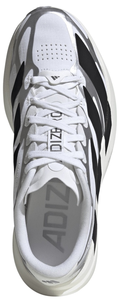 adidas Women's Adizero EVO SL EXO  Running Shoes - White/Black/Iron - View 2