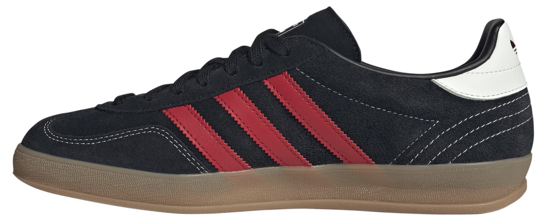 adidas Men's Gazelle Indoor Shoes - Core Black/Better Scarlet/Gum4 - View 4