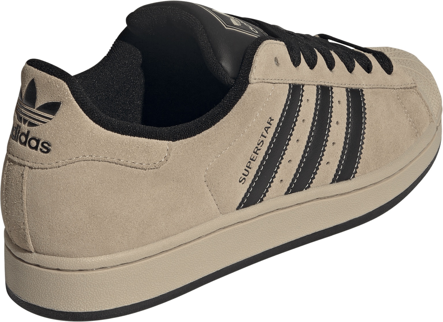 adidas Men's Superstar II Shoes - Stone Khaki/Core Black/Stone Khaki - View 6