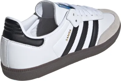 adidas Women's Samba OG Shoes - White/Black/White - View 7