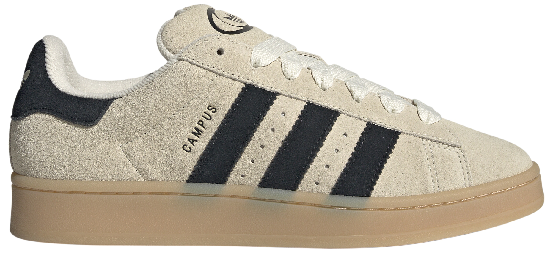 adidas Men's Campus 00s Shoes - White/Black/Gum - View 1
