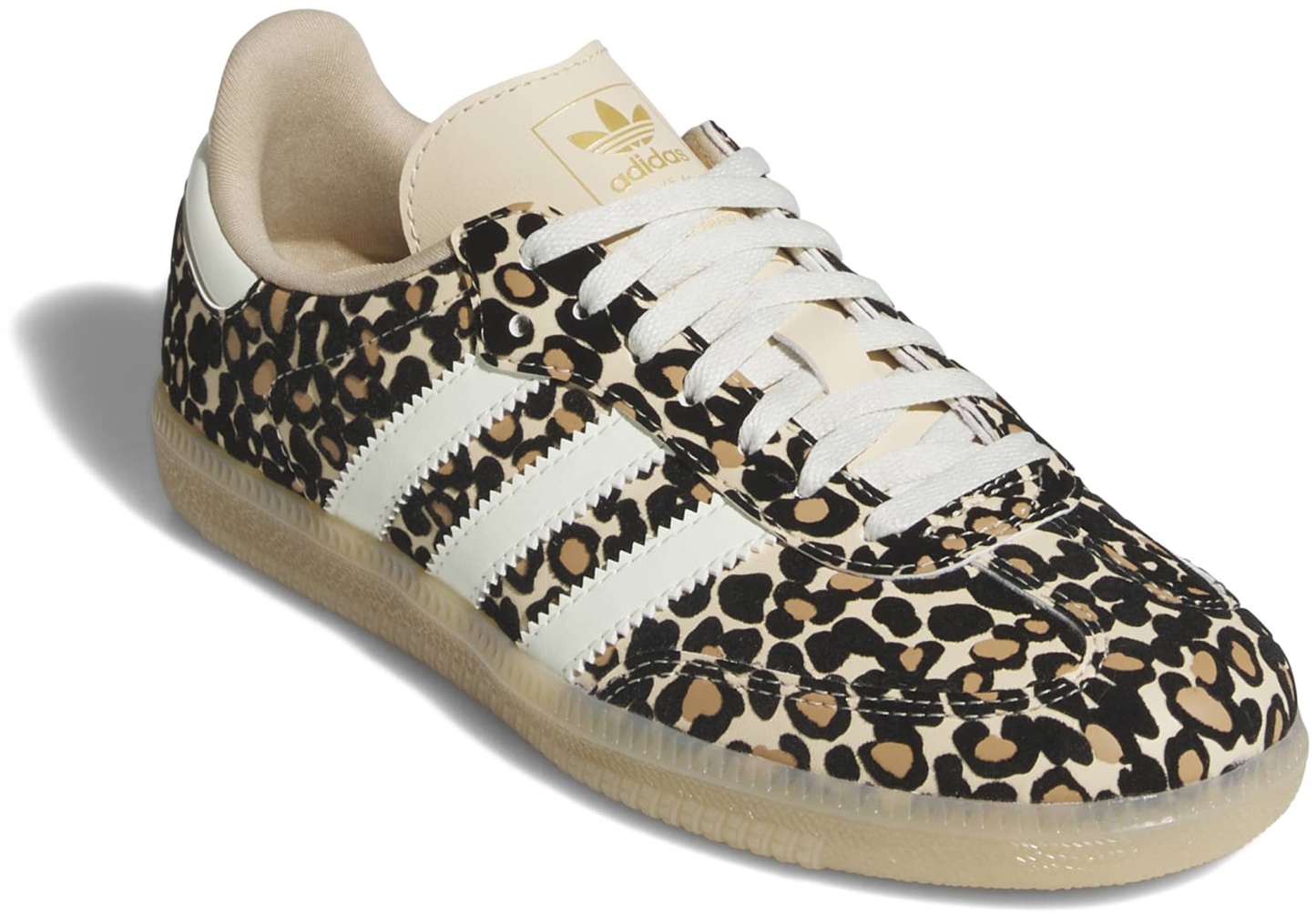 adidas Kids' Grade School Samba OG Shoes - Sand Strata/Ivory/Gum - View 6