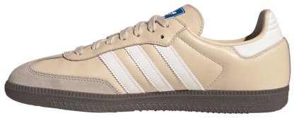 adidas Samba OG Shoes - Sand Strata/White/Gum - View 4