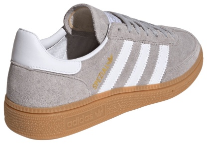 adidas Kids' Grade School Handball Spezial Shoes - Grey/White/Gum - View 6