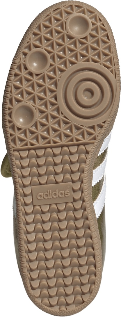 adidas Women's Samba Jane Shoes - White/Gold/Gum - View 3