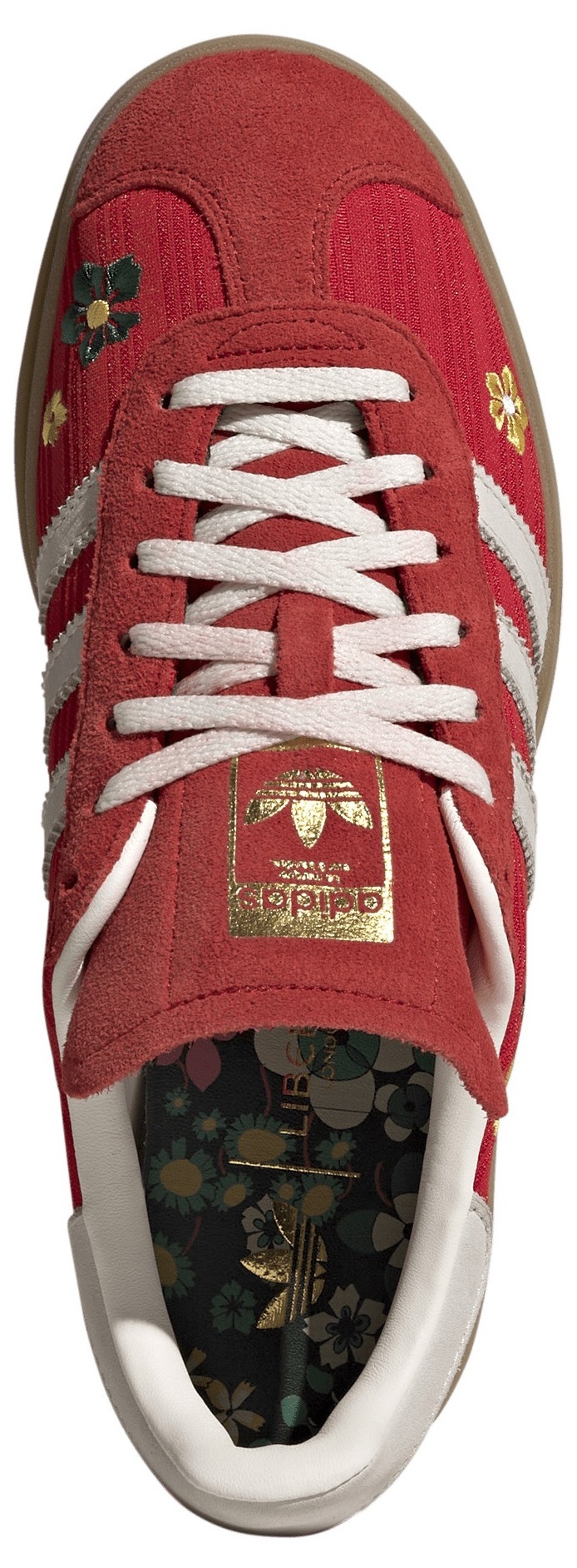 adidas Originals Women's Gazelle Bold Shoes - Better Scarlet/Off White/Eqt Yellow - View 2