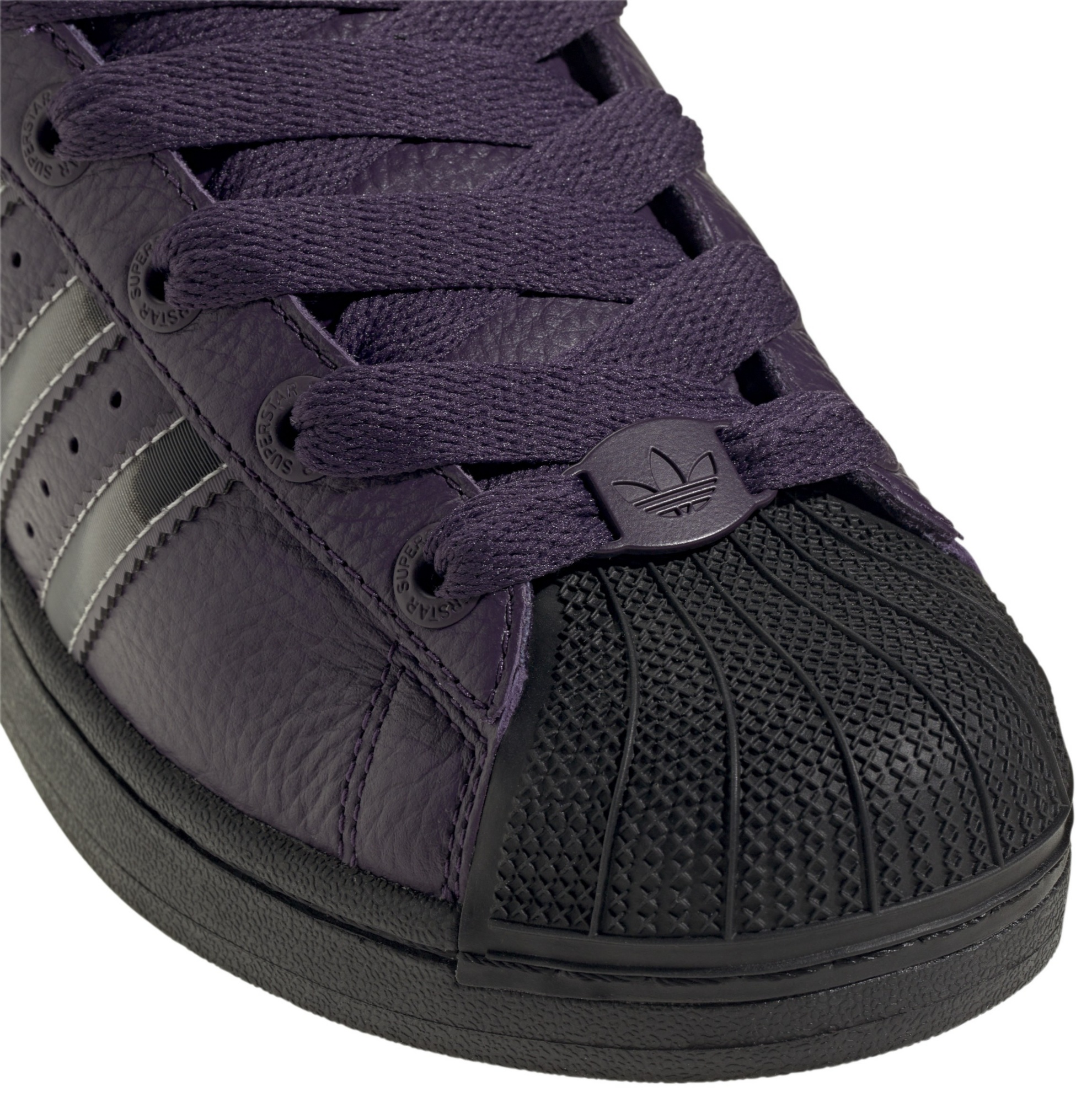 adidas Women's Superstar II Shoes - Plum - View 2