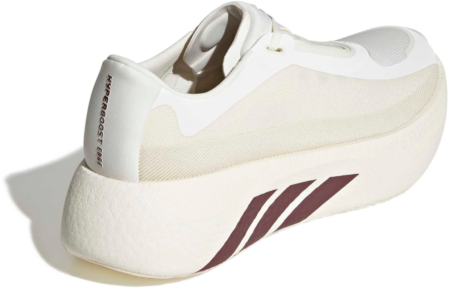 adidas Women's Hyperboost Edge Running Shoes - Off White/Shadow Red/Gold Met. - View 7