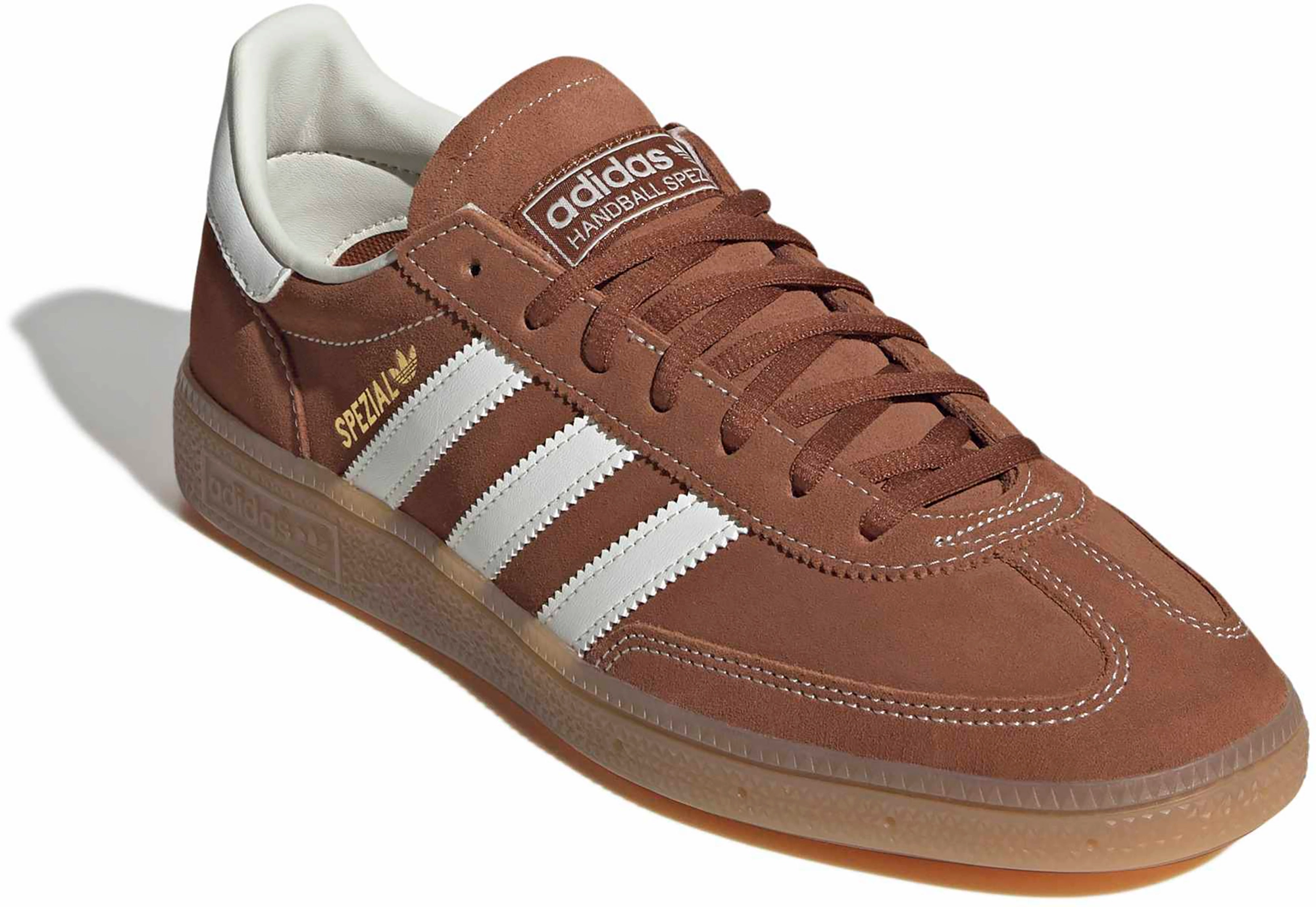 adidas Men's Handball Spezial Shoes - Dusky Bronze/White - View 5