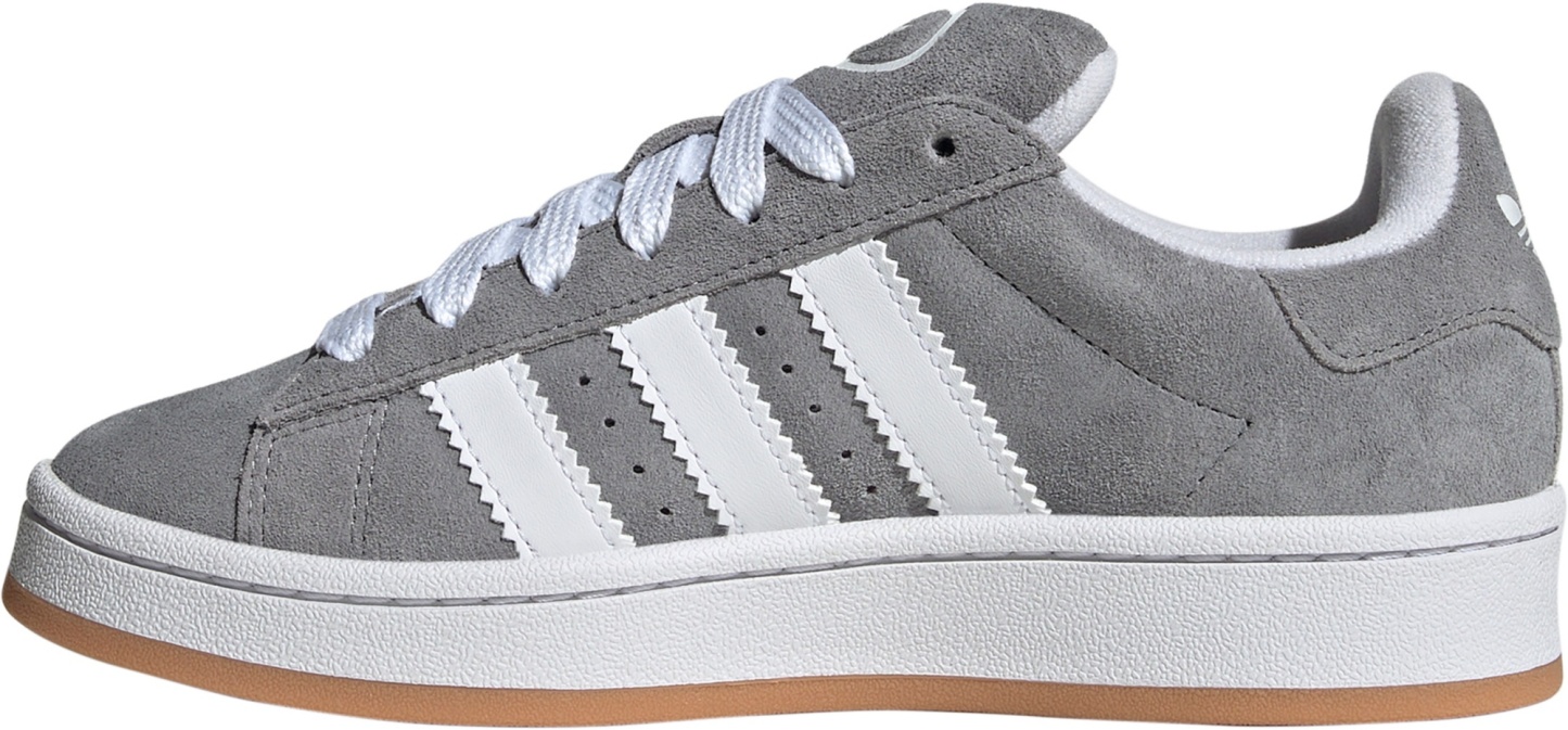 adidas Kids' Grade School Campus 00s Shoes - Grey/White/White - View 3