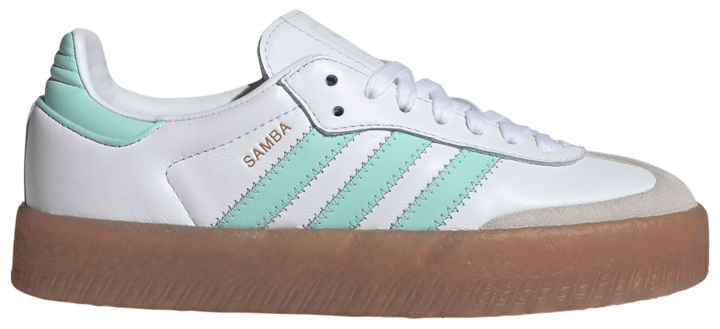 adidas Kids' Grade School Sambae Shoes - Mint/White - View 1