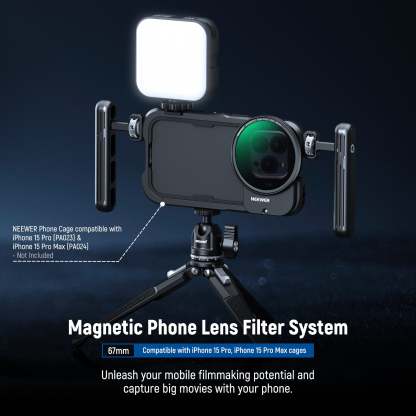 NEEWER NW SERIES S 67mm Magnetic Lens Filter Kit For PA023/PA024 Phone Cage