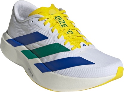 adidas Women's Adizero EVO SL Running Shoes - Grey/Blue/Yellow - View 5