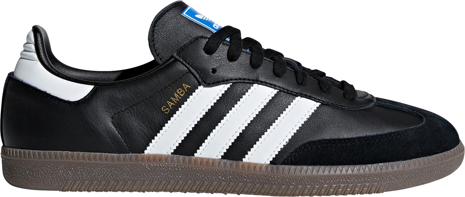 adidas Samba OG Shoes - Black/White/Gum - View 1