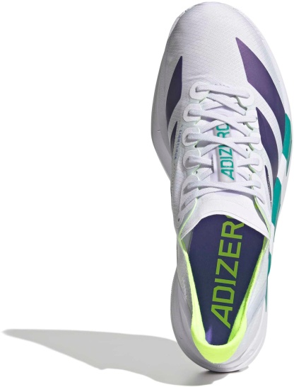 adidas Men's Adizero Adios Pro 4 Running Shoes - Frozen Purple/Solar Purple/Signal Green - View 2