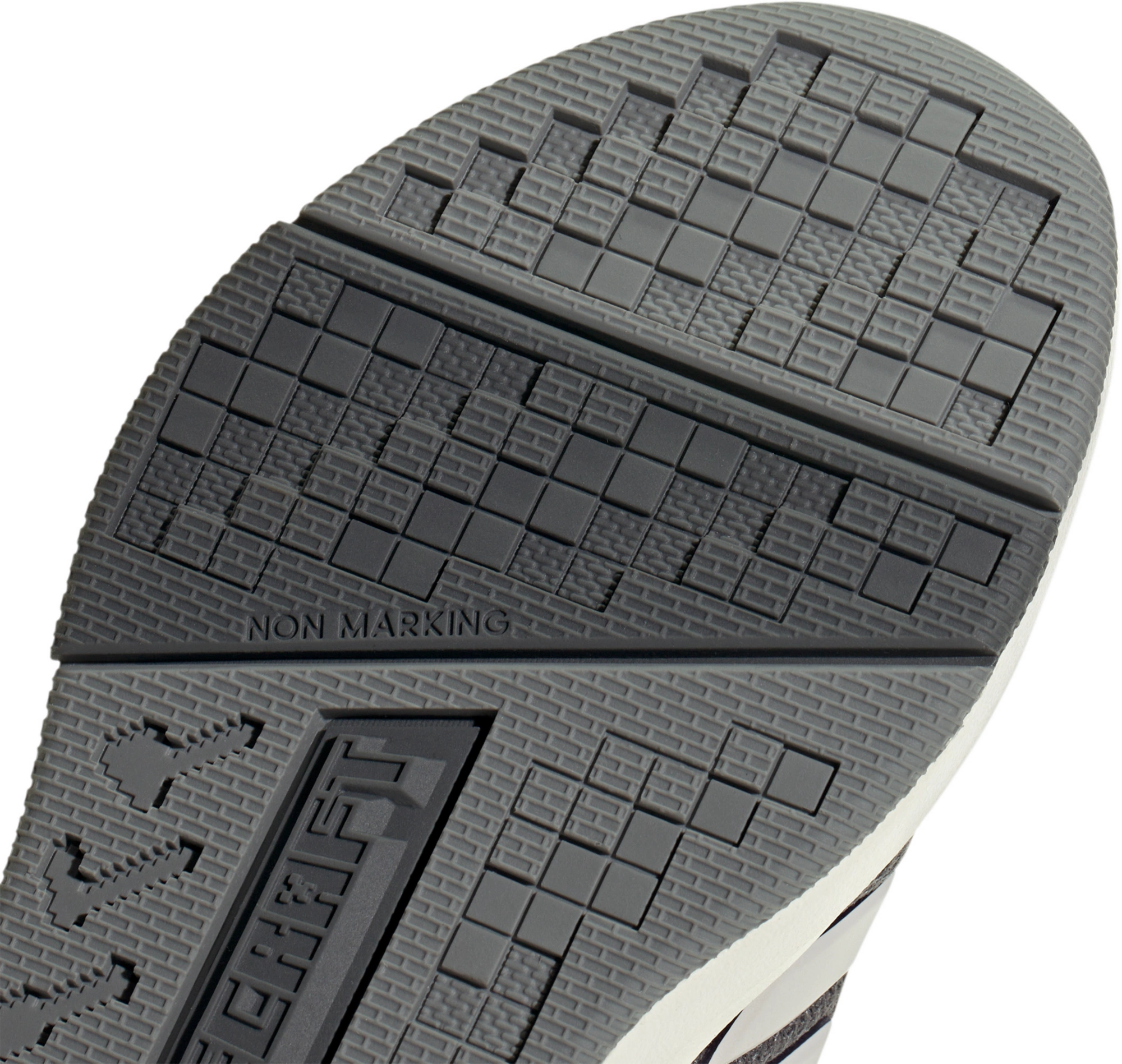 adidas Kids' Preschool Minecraft Pro Shoes - Grey Five/Grey One/Grey Three - View 7