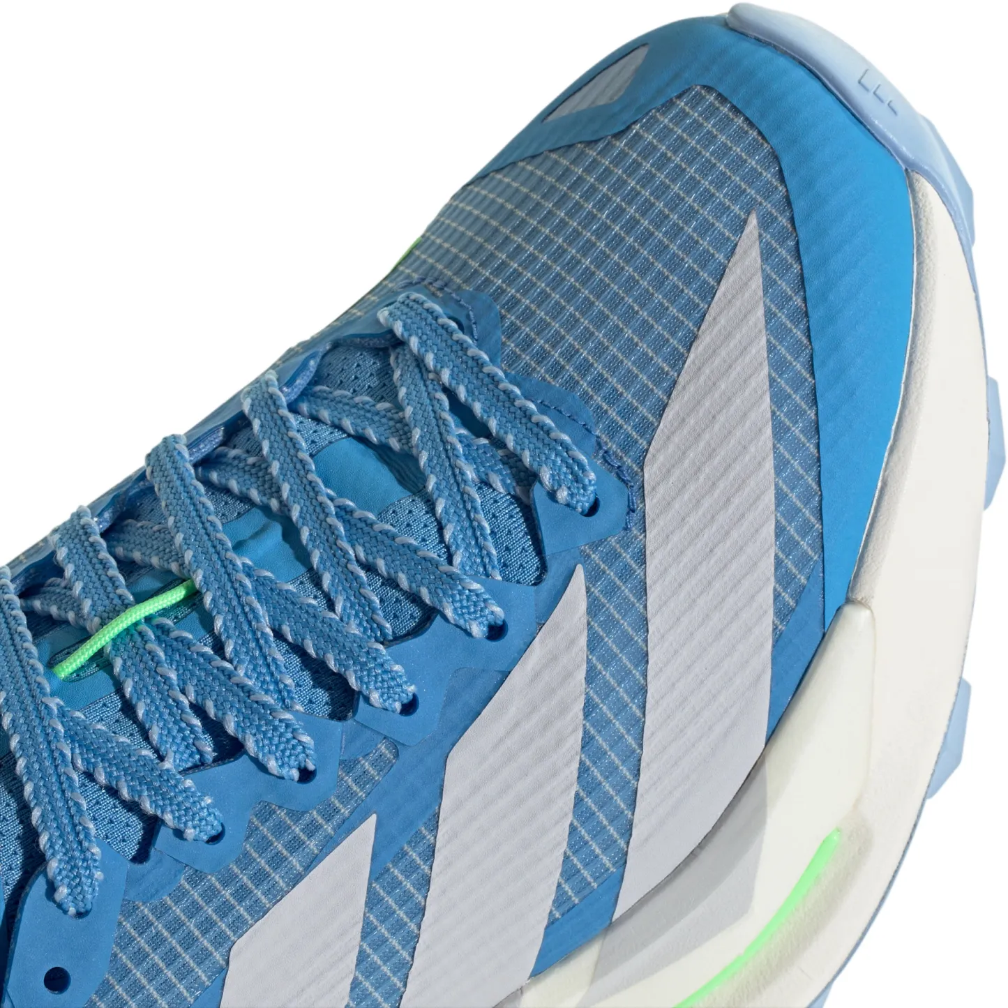 adidas Women's Terrex Agravic TT Trail Running Shoes - Blue Burst/Dash Grey/Lime Burst - View 7