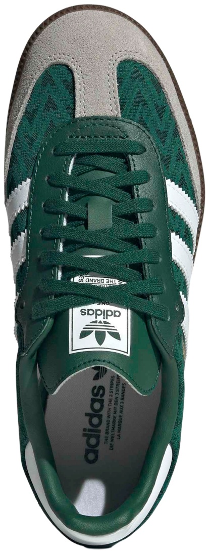 adidas Kids' Grade School Samba OG Shoes - Collegiate Green/White/Gum - View 2