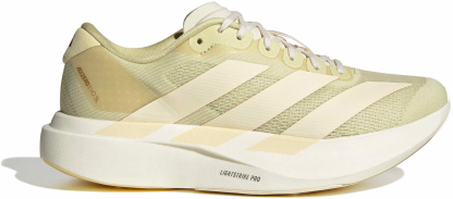 adidas Women's Adizero EVO SL Running Shoes - Dynamic Yellow/White - View 1